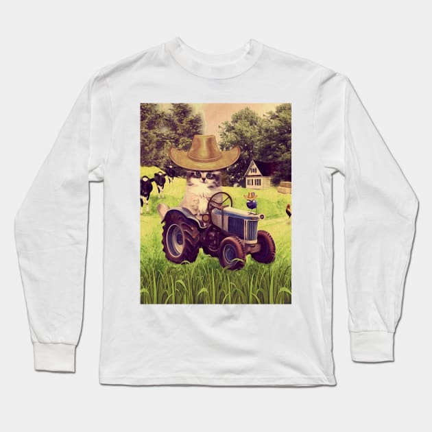 Support your Local Farmer Long Sleeve T-Shirt by KC Morcom aka KCM Gems n Bling aka KCM Inspirations